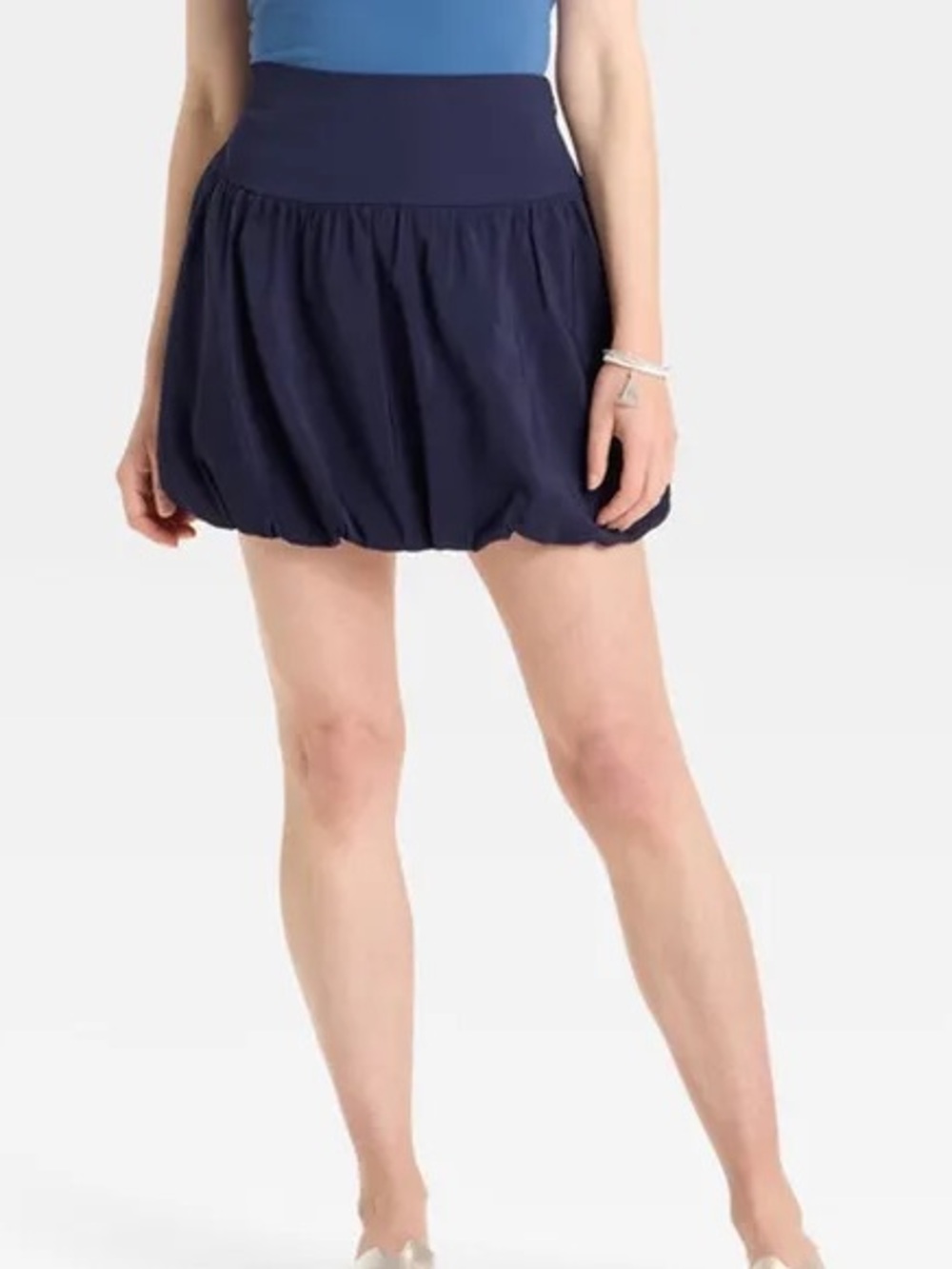 a new day Navy A-Line Mini Skirt